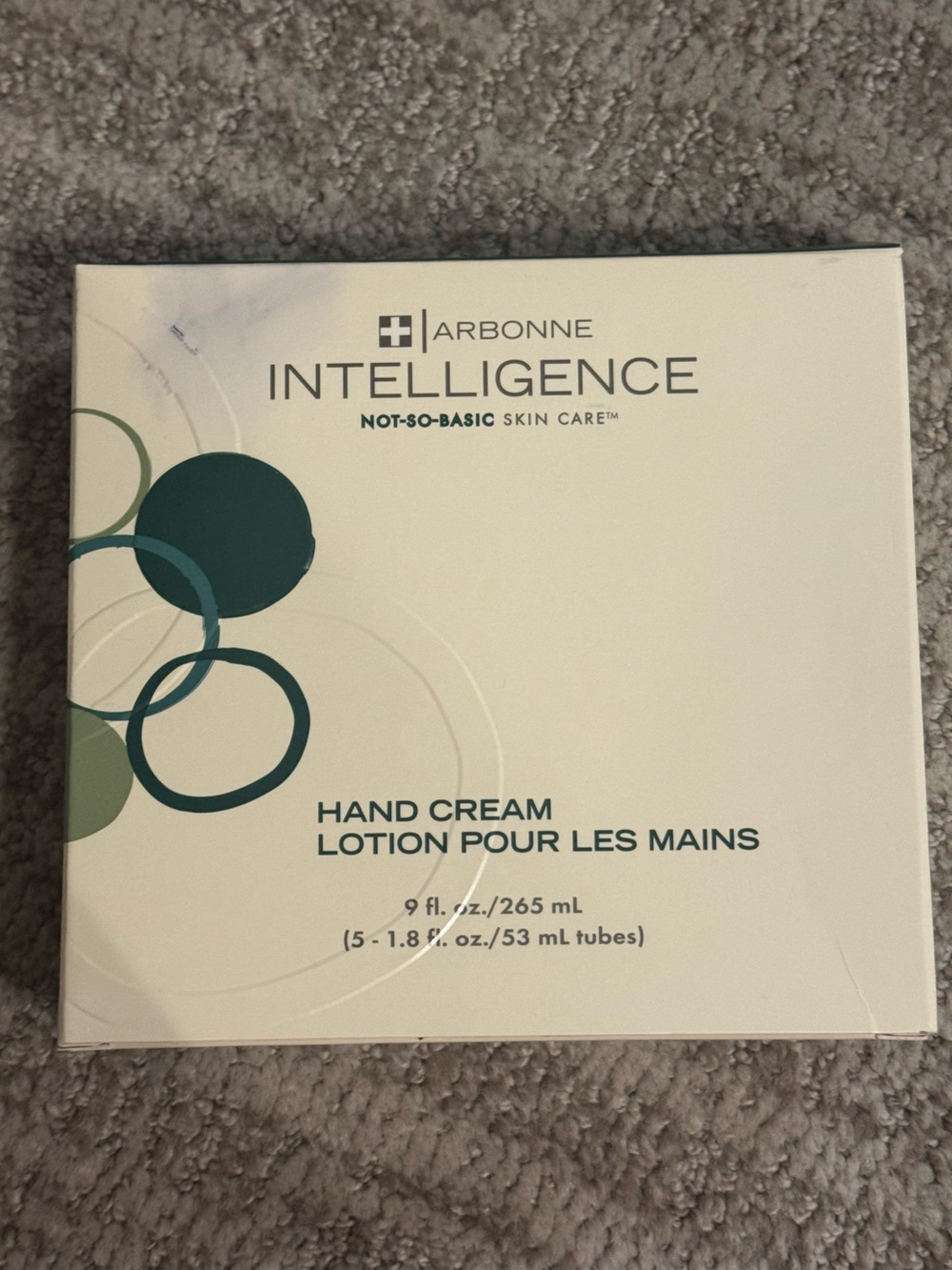 NEW Arbonne Intelligence Not So Basic Hand Cream lot (4) 1.8 oz tubes skincare